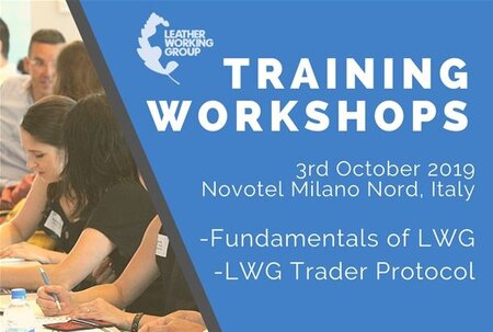 LWG Training Workshops in Milan, October 2019